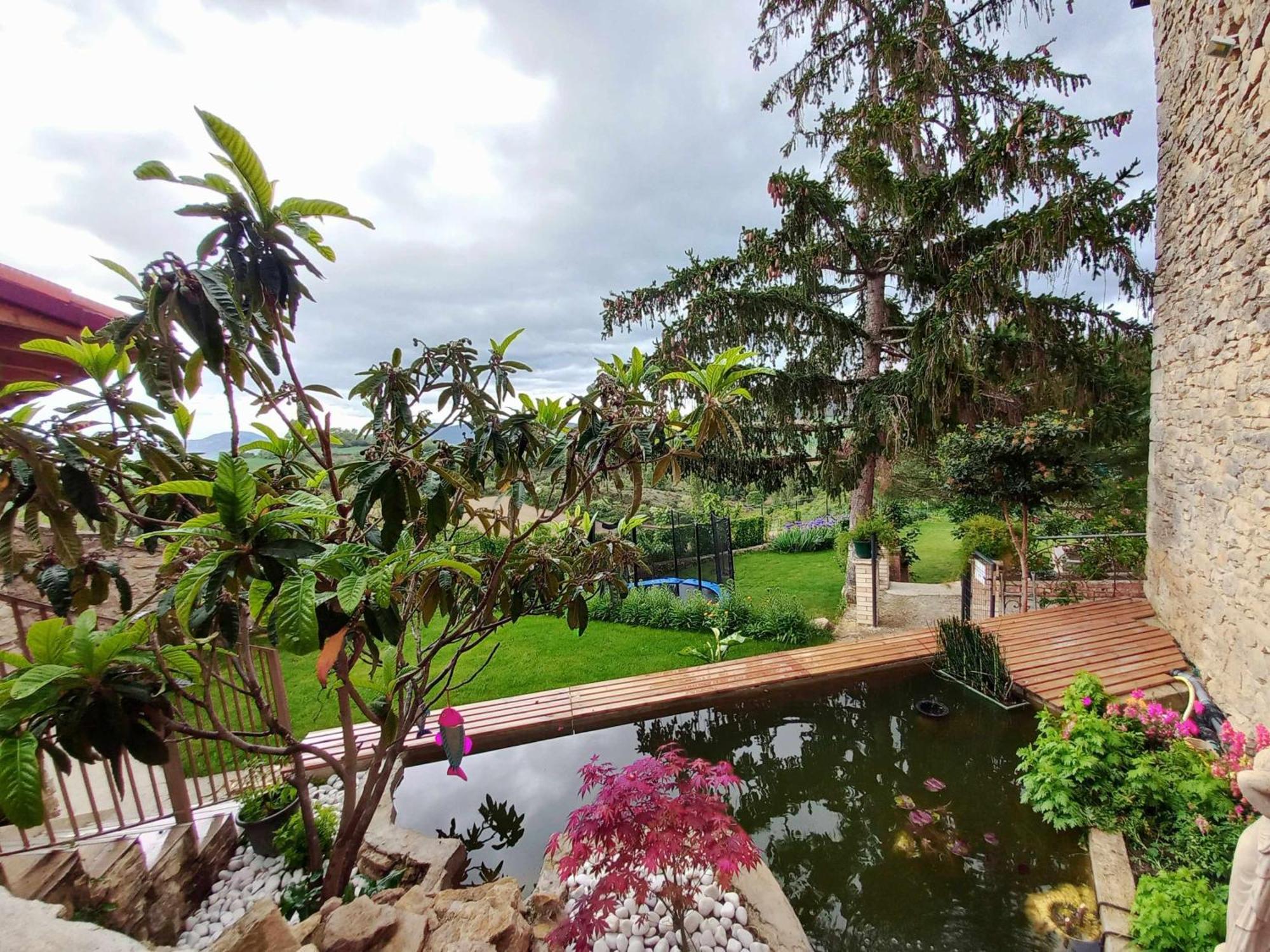 Casa Albaitar Con Piscina Y Sala De Juegos Azcona Exterior foto